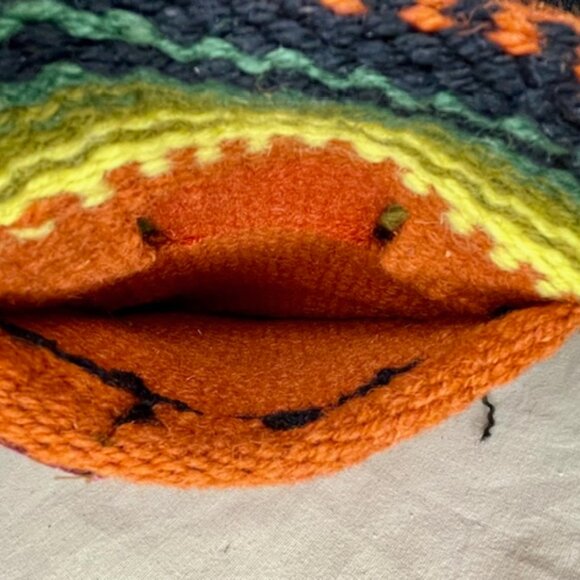 Vintage 70s CASA KAKIKI Hand Woven Native American El Paso Texas Belt Bag Pouch - Picture 9 of 9